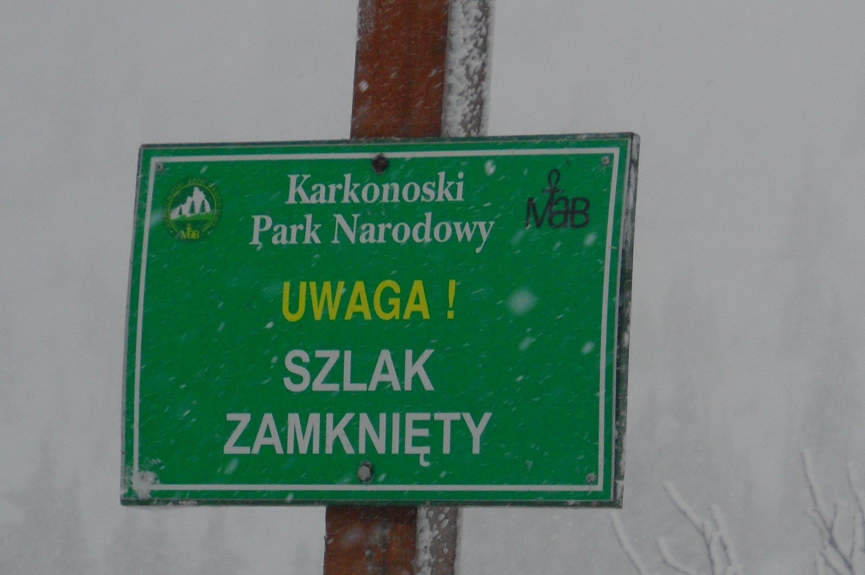 zamknięty szlak